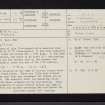 Ryehill, NS70NE 6, Ordnance Survey index card, page number 1, Recto