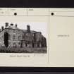 Eliock House, NS70NE 9, Ordnance Survey index card, page number 2, Verso