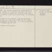 Black Loch, NS71SE 6, Ordnance Survey index card, page number 2, Verso