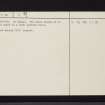 Orchard, NS71SE 8, Ordnance Survey index card, page number 2, Verso