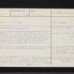 Patrickholm, NS74NE 1, Ordnance Survey index card, page number 1, Recto