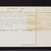 Patrickholm, NS74NE 1, Ordnance Survey index card, page number 2, Recto