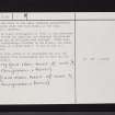 Motherwell, Jerviston House, NS75NE 1, Ordnance Survey index card, page number 2, Verso