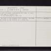 Hamilton Palace, NS75NW 16, Ordnance Survey index card, page number 2, Verso