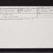 Hamilton Palace, NS75NW 16, Ordnance Survey index card, Recto