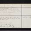 Dalzell House, NS75SE 1, Ordnance Survey index card, page number 3, Recto