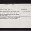 Larkhall, Raploch, NS75SE 12, Ordnance Survey index card, Recto