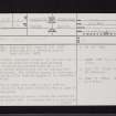 Ferniegair, NS75SW 7, Ordnance Survey index card, page number 1, Recto