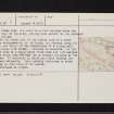 Cadzow Castle, NS75SW 8, Ordnance Survey index card, page number 3, Recto