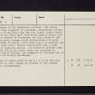 Lochend Loch, NS76NW 2, Ordnance Survey index card, page number 3, Recto