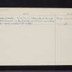 Viewpark, St Enoch's Hall, NS76SW 9, Ordnance Survey index card, page number 2, Verso