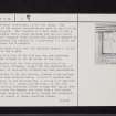 Westerwood, Antonine Wall, NS77NE 8, Ordnance Survey index card, page number 2, Verso