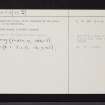 Carrickstone, NS77NE 15, Ordnance Survey index card, page number 3, Recto