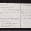 Castlecary, NS77NE 24, Ordnance Survey index card, page number 5, Recto