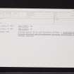 Castlecary Glen, NS77NE 36, Ordnance Survey index card, Recto
