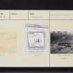 Antonine Wall, Bar Hill Roman Fort, NS77NW 8, Ordnance Survey index card, Recto