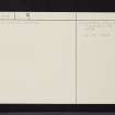 Colziumbea, NS77NW 21, Ordnance Survey index card, page number 2, Verso