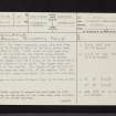 Antonine Wall, Dullatur Roman Temporary Camps, NS77NW 22, Ordnance Survey index card, page number 1, Recto