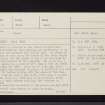 Myot Hill, NS78SE 1, Ordnance Survey index card, page number 1, Recto