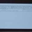 Lecropt, NS79NE 15, Ordnance Survey index card, Recto
