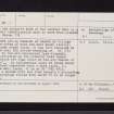 Lecropt, NS79NE 15, Ordnance Survey index card, page number 2, Verso