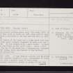 Blair Drummond, NS79NW 2, Ordnance Survey index card, page number 1, Recto