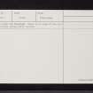 Blair Drummond, NS79NW 2, Ordnance Survey index card, page number 2, Verso