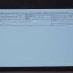 Stirling, Torbrex, NS79SE 17, Ordnance Survey index card, Recto