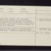Stirling, Allan Park, NS79SE 34, Ordnance Survey index card, Recto