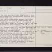 St Thomas's Well, NS79SE 52, Ordnance Survey index card, page number 2, Verso