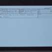 Stirling, 3 Park Avenue, NS79SE 97, Ordnance Survey index card, Recto