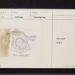 Keir Hill Of Gargunnock, NS79SW 4, Ordnance Survey index card, page number 1, Recto