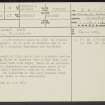 Glenrae Dod, NS81NW 6, Ordnance Survey index card, page number 1, Recto
