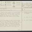 Cogshead, NS81SW 4, Ordnance Survey index card, page number 1, Recto