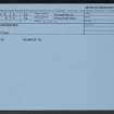 Crawfordjohn, NS82SE 10, Ordnance Survey index card, Recto