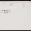 Corramore, NS84SE 31, Ordnance Survey index card, Recto