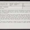 Lanark, 38 Broomgate, NS84SE 78, Ordnance Survey index card, page number 1, Recto
