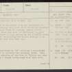 Falkirk, NS87NE 8, Ordnance Survey index card, Recto