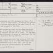 Falkirk, Kemper Avenue, NS87NE 15, Ordnance Survey index card, page number 1, Recto