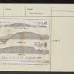 Bonnybridge, Motte, NS87NW 2, Ordnance Survey index card, page number 2, Recto