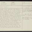 Seabegs Wood, NS87NW 10, Ordnance Survey index card, page number 1, Recto