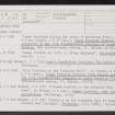 Seabegs Wood, NS87NW 10, Ordnance Survey index card, page number 1, Recto