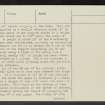 Langlands, NS88NW 7, Ordnance Survey index card, page number 3, Recto