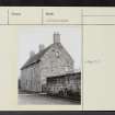 Larbert, Denny Road, Old Manse, NS88SE 1, Ordnance Survey index card, Recto