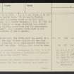 Falkirk, Camelon, NS88SE 23, Ordnance Survey index card, page number 3, Recto