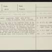 Falkirk, Campfield, NS88SE 28, Ordnance Survey index card, Recto