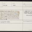 Cuparlaw Wood, NS89NW 24, Ordnance Survey index card, Recto
