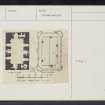 Alloa Tower, NS89SE 1, Ordnance Survey index card, page number 1, Recto