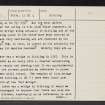 Stirling, NS89SW 1, Ordnance Survey index card, page number 3, Recto