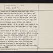 Stirling, NS89SW 1, Ordnance Survey index card, page number 4, Recto